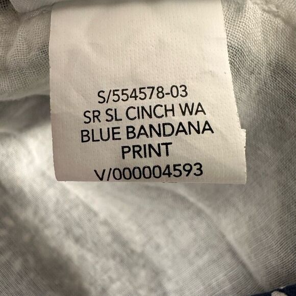 Gap Bandana Print Shirt Dress size Medium - Picture 8 of 8